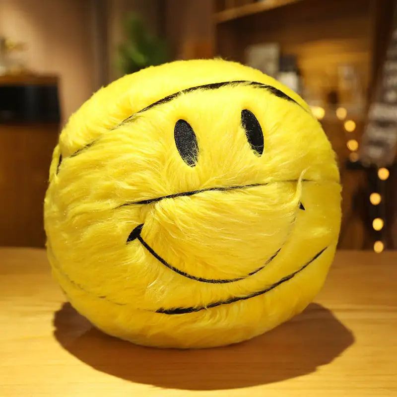 Basketball Smile Plushie Pillow