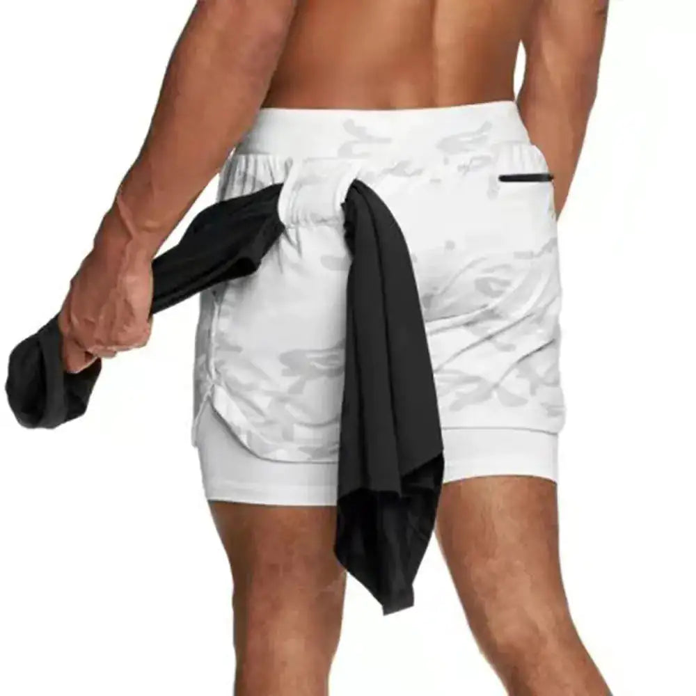 2-In-1 Compression Jogging Short Pants