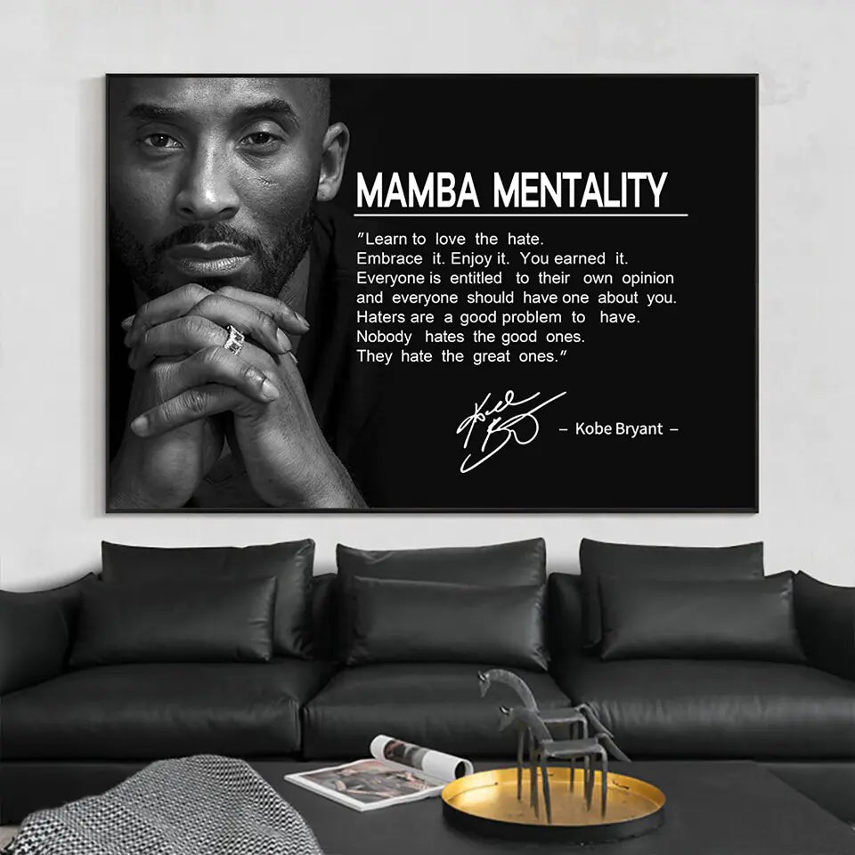 Kobe Bryant Basketball Motivation Canva Poster