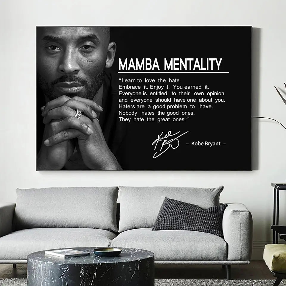 Kobe Bryant Basketball Motivation Canva Poster