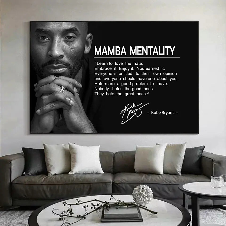 Kobe Bryant Basketball Motivation Canva Poster