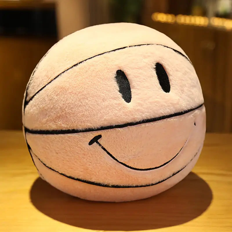 Basketball Smile Plushie Pillow