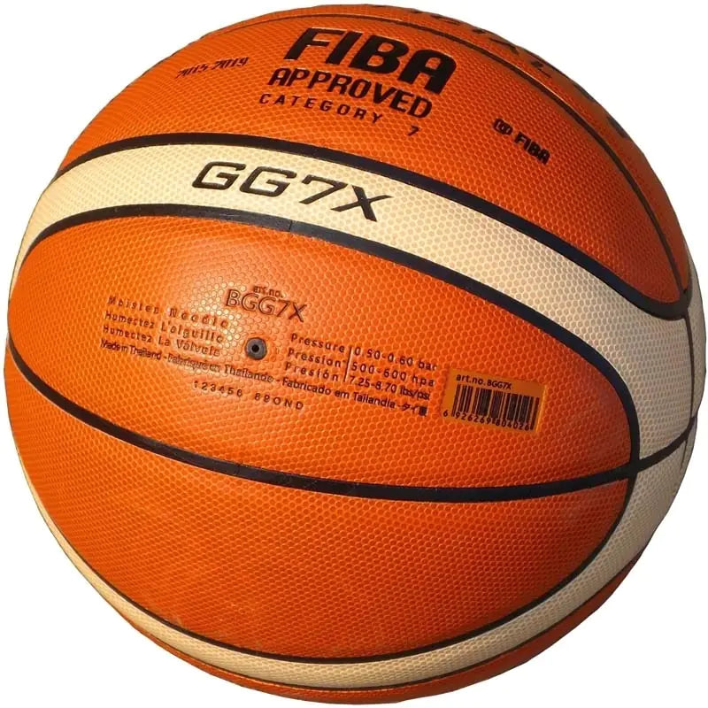 FIBA Basketball Size 7 PU Leather