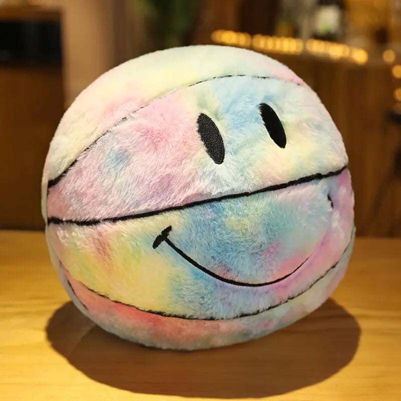 Basketball Smile Plushie Pillow