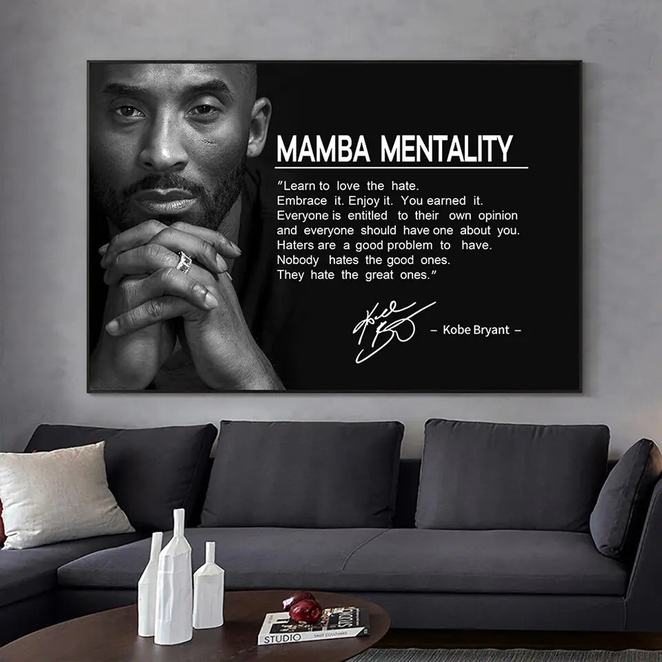 Kobe Bryant Basketball Motivation Canva Poster